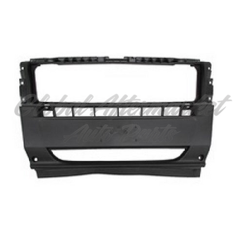 BUMPER FR CENTER TEXTURED BLACK W/O PARK ASSIST SENSOR