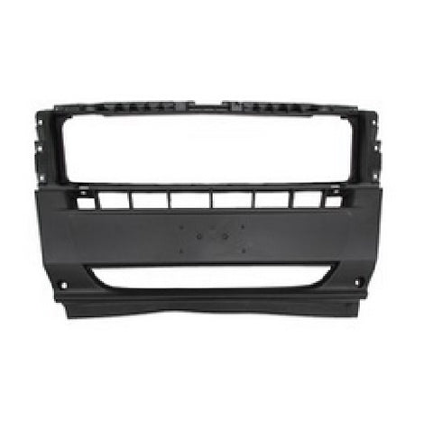 BUMPER FR CENTER TEXTURED BLACK W/O PARK ASSIST SENSOR