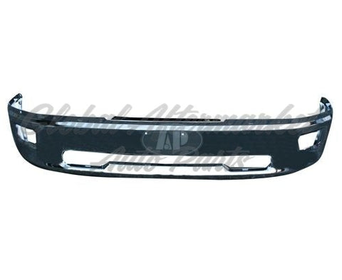 BUMPER FACE BAR FR CHROME W/FOG LAMP HOLE W/O SPORT CAPA