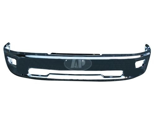 BUMPER FACE BAR FR CHROME W/FOG LAMP HOLE W/O SPORT
