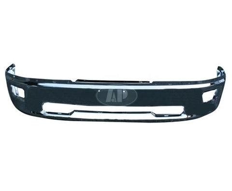 BUMPER FACE BAR FR CHROME W/FOG LAMP HOLE W/O SPORT