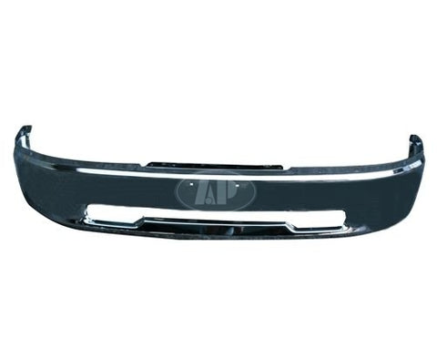 BUMPER FACE BAR FR CHROME W/O FOG HOLE W/O SPORT