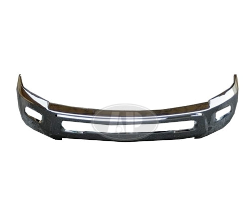 BUMPER FACE BAR FR CHROME W/FOG LAMP HOLE