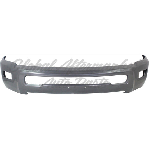BUMPER FACE BAR FR PAINTED GRAY W/FOG LAMP HOLE