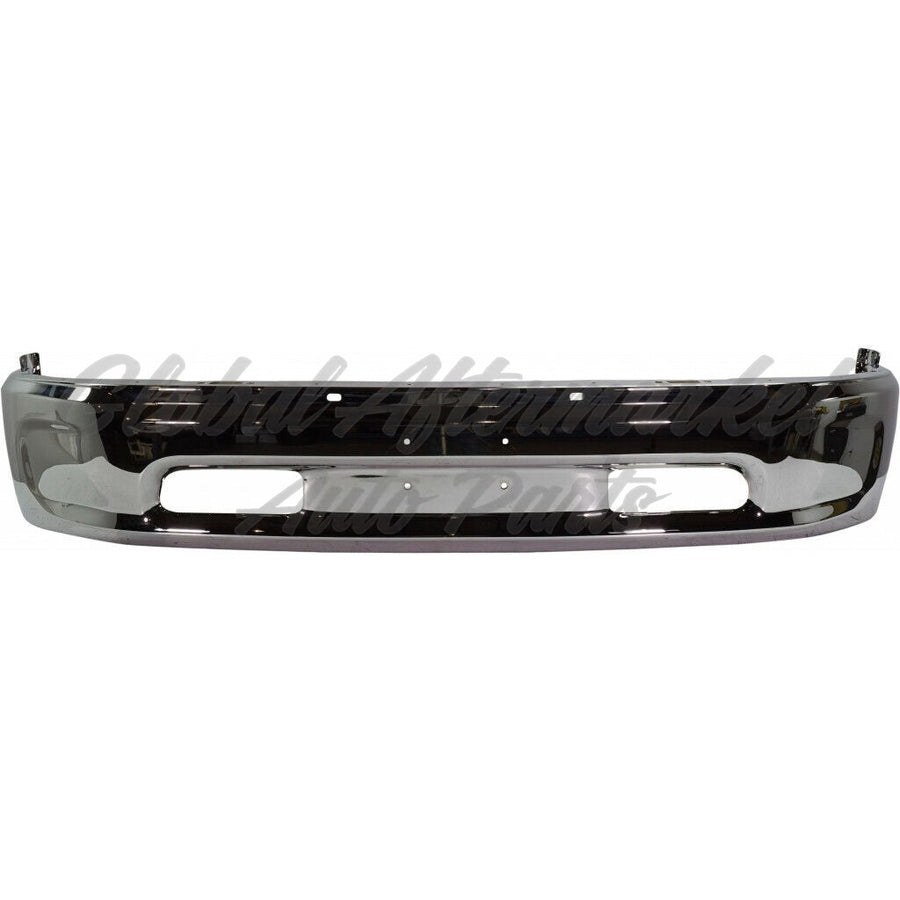 BUMPER FACE BAR FR CHROME W/O SENSOR W/O FOG LAMP HOLE