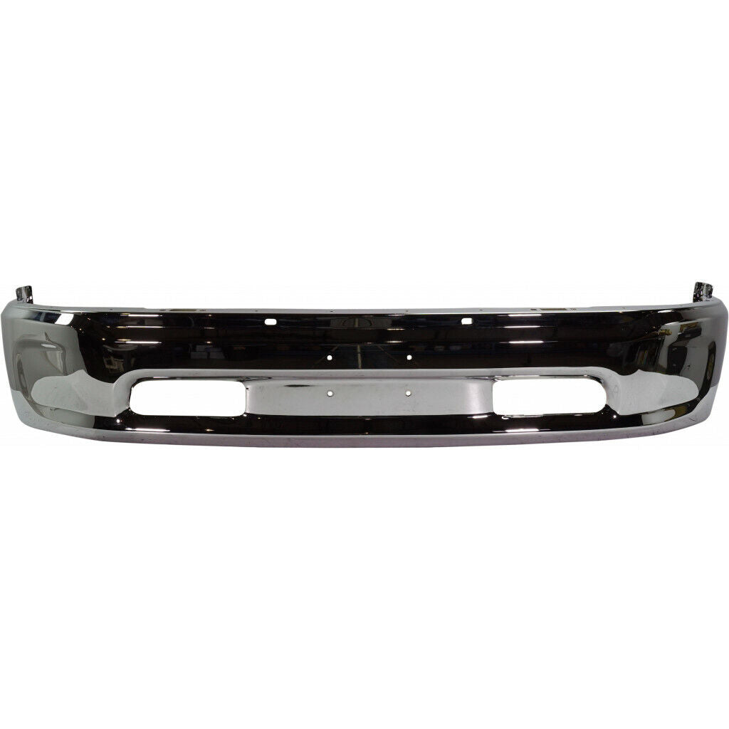 BUMPER FACE BAR FR CHROME W/O SENSOR W/O FOG LAMP HOLE CAPA