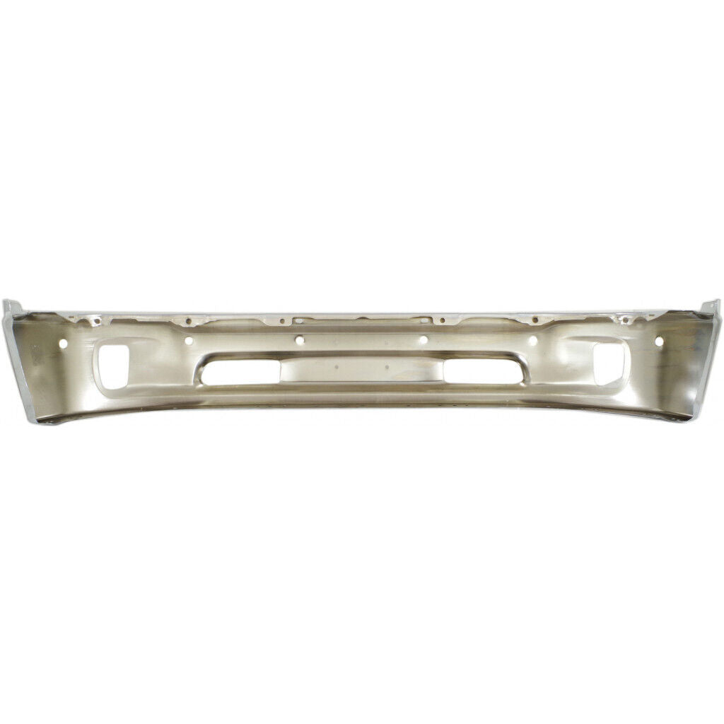 BUMPER FACE BAR FR CHROME W/SENSOR W/FOG LAMP HOLE