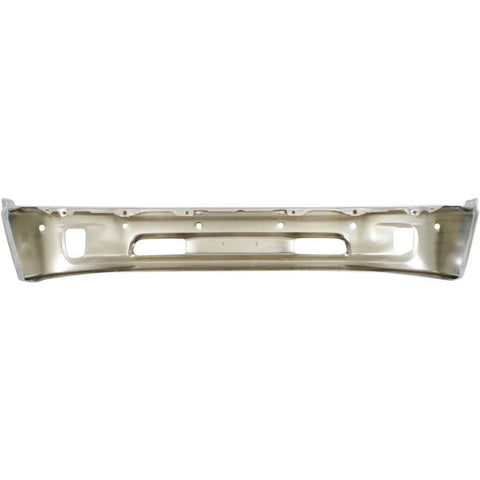 BUMPER FACE BAR FR CHROME W/SENSOR W/FOG LAMP HOLE CAPA