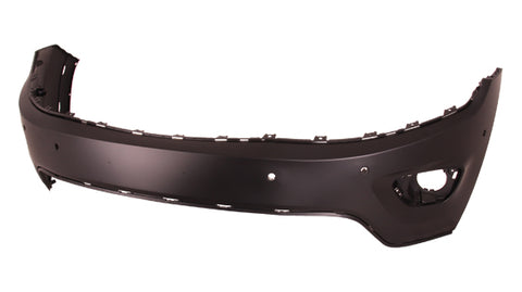 BUMPER UPPER FR PRIMED W/SENSOR HOLE LTD/OVERLAND/LAREDO MODELS