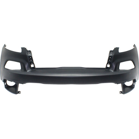 BUMPER UPPER FR PRIMED W/O SENSOR/WASHER W/TOW EXCLUDE TRAILHAWK MODEL