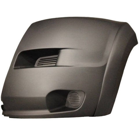 BUMPER END CAP LH TEXTURED BLACK W/O PARK ASSIST SENSOR/ FOG LAMP