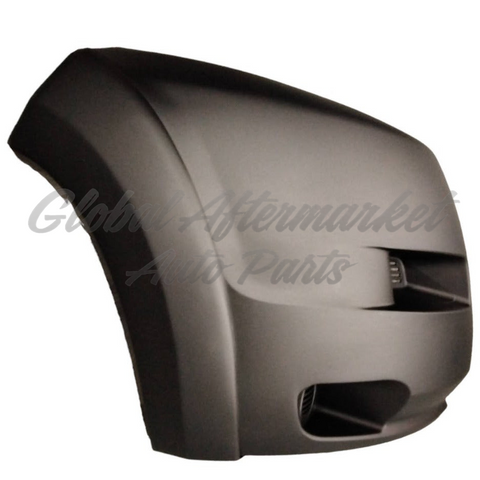 BUMPER END CAP RH TEXTURED BLACK W/O FOG LAMPS/ PARK ASSIST SENSOR