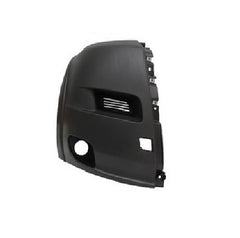 BUMPER END CAP RH TEXTURED BLACK W/FOG LAMPS W/O PARK ASSIST SENSOR