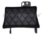 TOW HOOK COVER FR LH MATTE-BLACK PLASTIC — photo 1