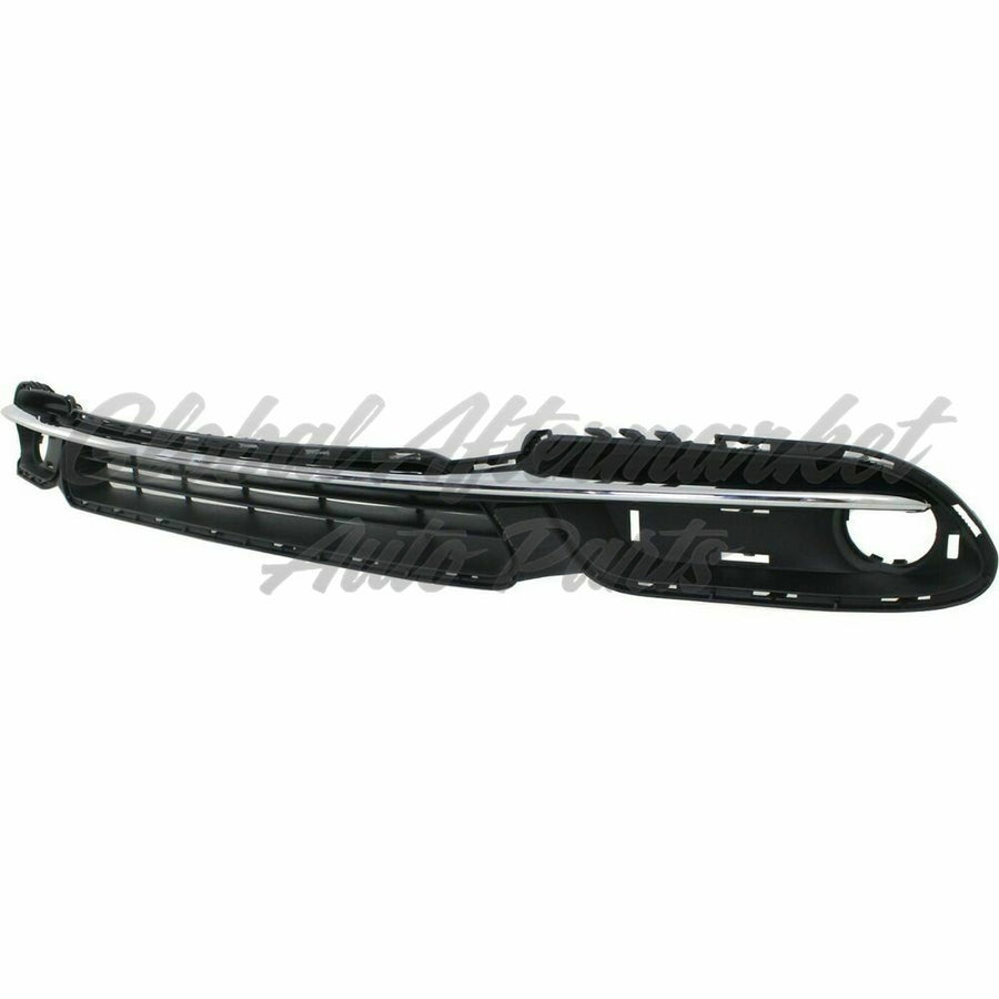 GRILLE LOWER MATT-BLACK W/CHROME MLDG