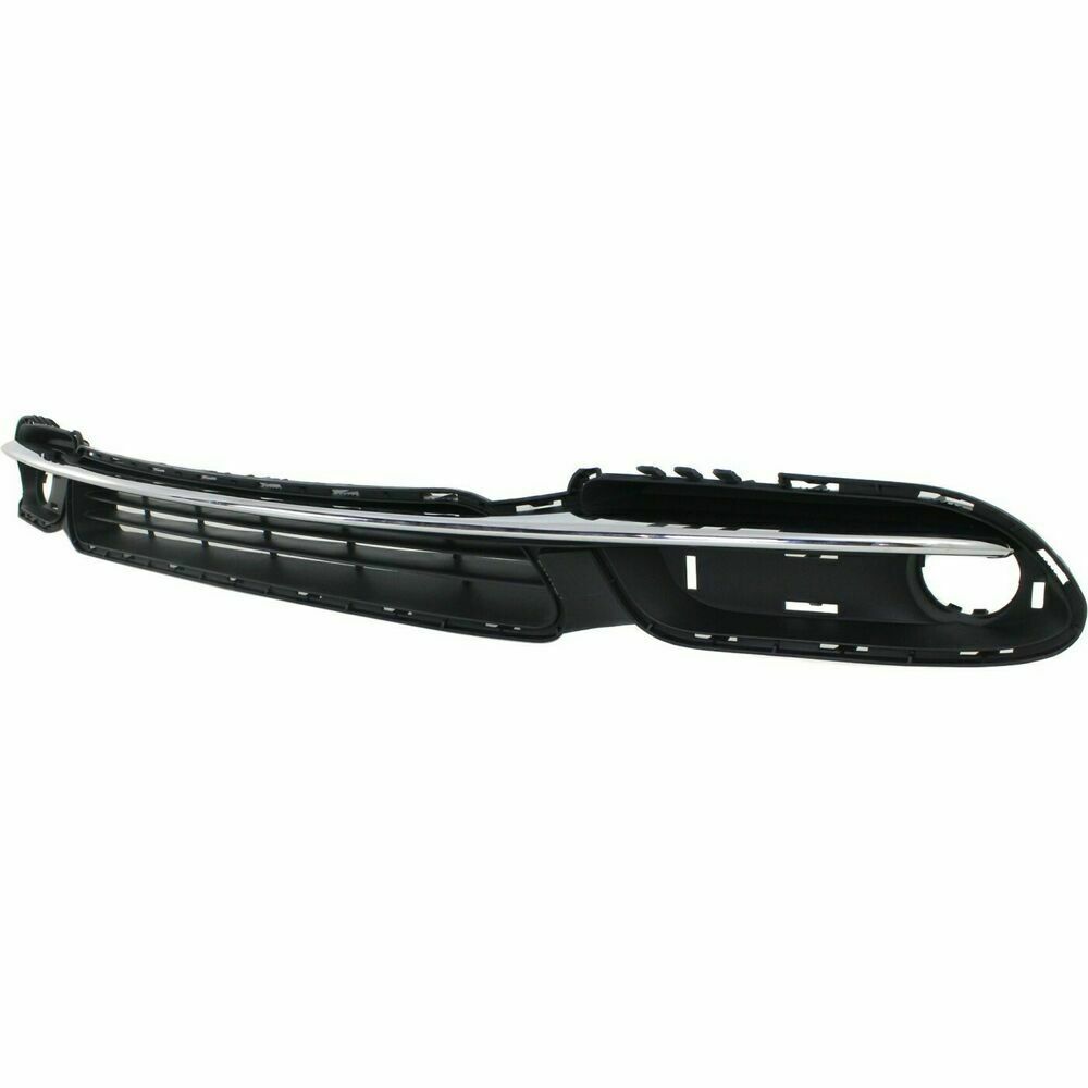 GRILLE LOWER MATT-BLACK W/CHROME MLDG