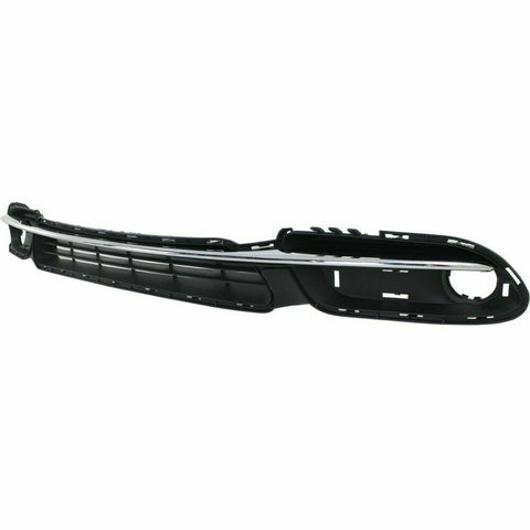 GRILLE LOWER MATT-BLACK W/CHROME MLDG