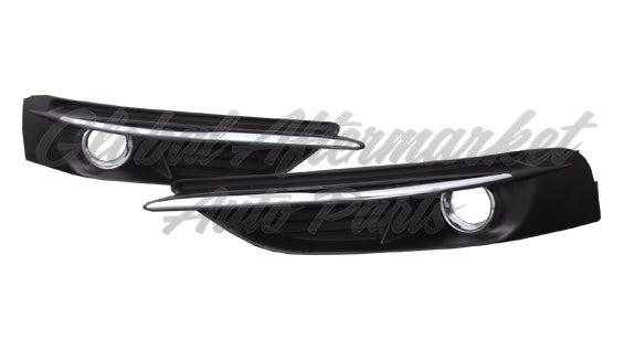 FOG LAMP BEZEL FR LH W/CHROME MOULDING