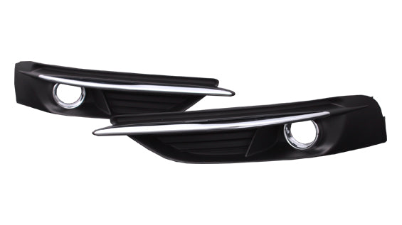 FOG LAMP BEZEL FR LH W/CHROME MOULDING