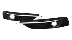 FOG LAMP BEZEL FR LH W/CHROME MOULDING