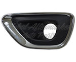 FOG LAMP BEZEL FR LH BLACK W/CHROME MOULDING LTD/LAREDO/OVERLAND — photo 1
