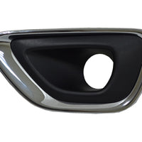 FOG LAMP BEZEL FR LH BLACK W/CHROME MOULDING LTD/LAREDO/OVERLAND