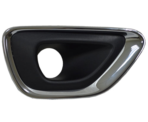FOG LAMP BEZEL FR RH BLACK W/CHROME MOULDING LTD/LAREDO/OVERLAND