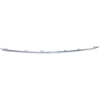 BUMPER MOLDING FR CENTER (OF 3-PIECE FR APPLIQUE) SATIN CHROME / FITS 2017-21 S MODELS W/O APP PKG