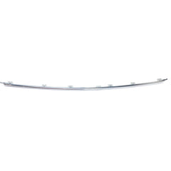BUMPER MOLDING FR CENTER (OF 3-PIECE FR APPLIQUE) SATIN CHROME / FITS 2017-21 S MODELS W/O APP PKG