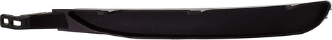 BUMPER MOLDING FR LH LOWER TEXTURED BLACK S-MODEL (INSERT FOR LAMP AREA)