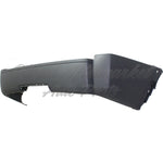 BUMPER RR MATTE-BLACK W/TRAILER HITCH HOLE — photo 2