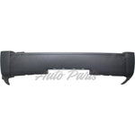 BUMPER RR MATTE-BLACK W/TRAILER HITCH HOLE — photo 3