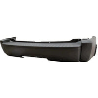 BUMPER RR MATTE-BLACK W/TRAILER HITCH HOLE CAPA