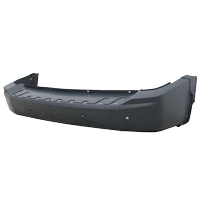 BUMPER RR PRIMED W/PARKING SENSOR W/TRAILER HITCH