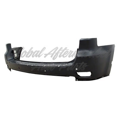 BUMPER RR PRIMED W/PARKING SENSOR W/CHROME TRIM