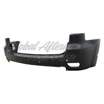 BUMPER RR PRIMED W/PARKING SENSOR W/CHROME TRIM — photo 1