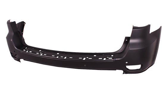 BUMPER PRIMED RR W/PARKING SENSOR W/O CHROME TRIM CAPA