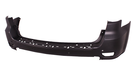 BUMPER PRIMED RR W/PARKING SENSOR W/O CHROME TRIM