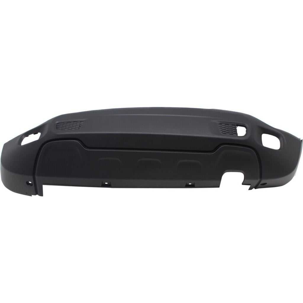 BUMPER RR 1PC STYLE W/O SENSOR/TRAILER HITCH HOLE W/RIGHT SIDE TOW HOOK HOLE