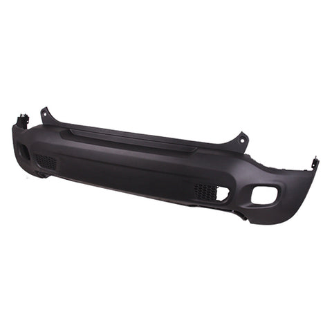 BUMPER RR UPPER W/O SENSOR/TRAILER HITCH (WILL REQUIRE SEPARATE VALANCE)W/RIGHT SIDE TOW HOOK HOLE