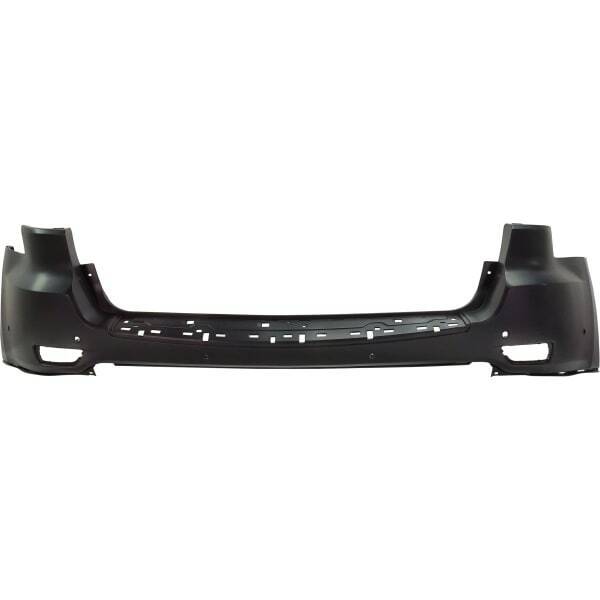 BUMPER RR PRIMED W/ 2 ADVANCED PARK HOLES/BLIND SPOT LAREDO/LTD/OVERLAND/TRAILHAWK MODEL CAPA