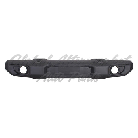 BUMPER RR TEXTURED BLACK 1-PC PLASTIC MOLDED BUMPER CAPA