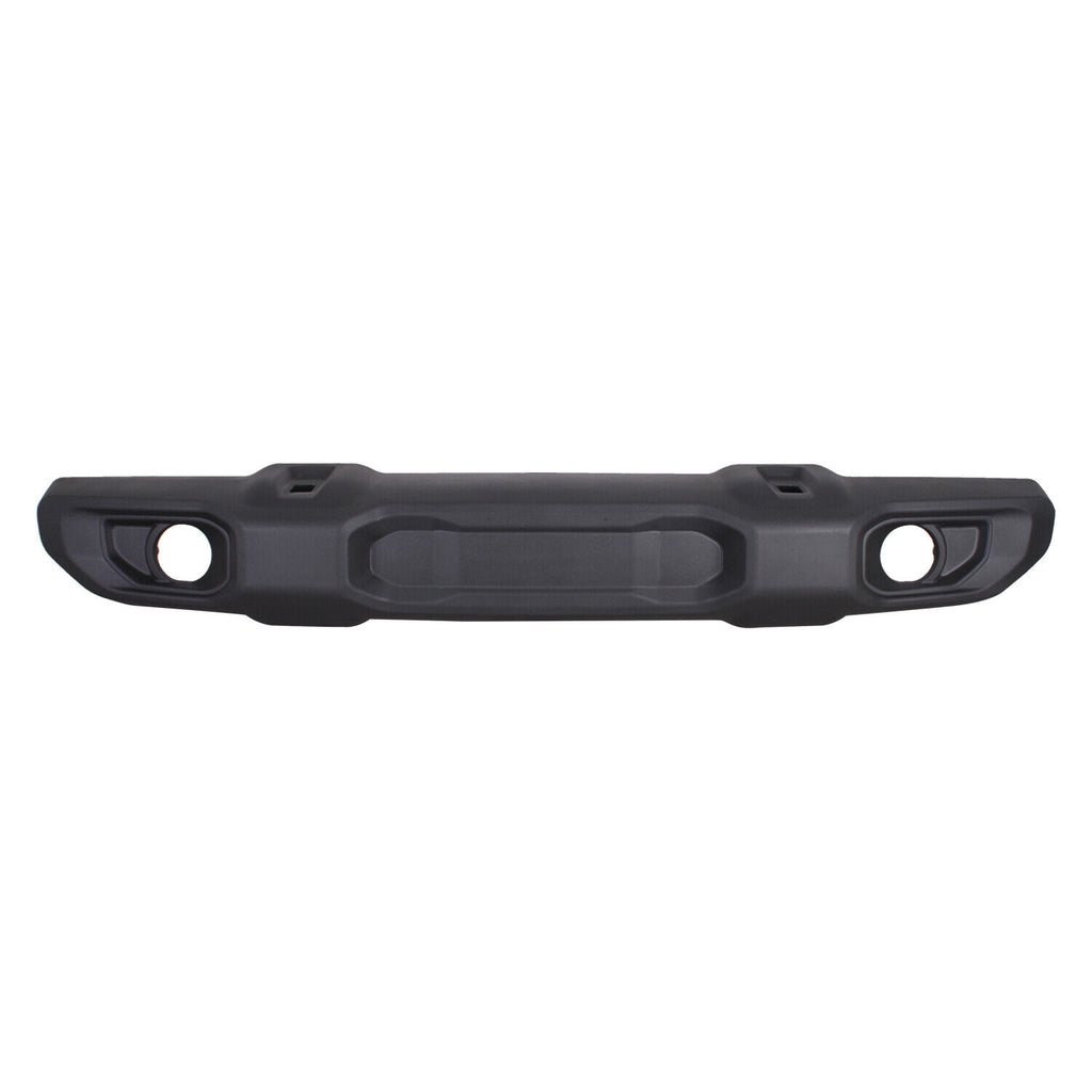 BUMPER RR TEXTURED BLACK 1-PC PLASTIC MOLDED BUMPER CAPA