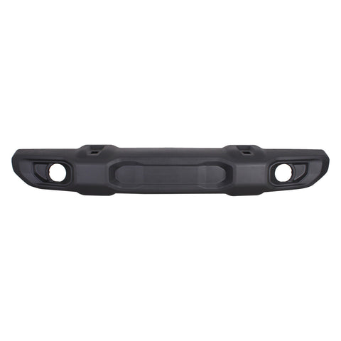 BUMPER RR TEXTURED BLACK 1-PC PLASTIC MOLDED BUMPER