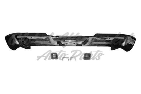 BUMPER FACE BAR RR ASSY W/2 BRKT CHROME