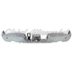 BUMPER FACE BAR RR W/SENSOR W/DUAL EXHAUST CHROME FINISH CAPA — photo 1