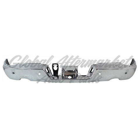 BUMPER FACE BAR RR W/SENSOR W/DUAL EXHAUST CHROME FINISH CAPA