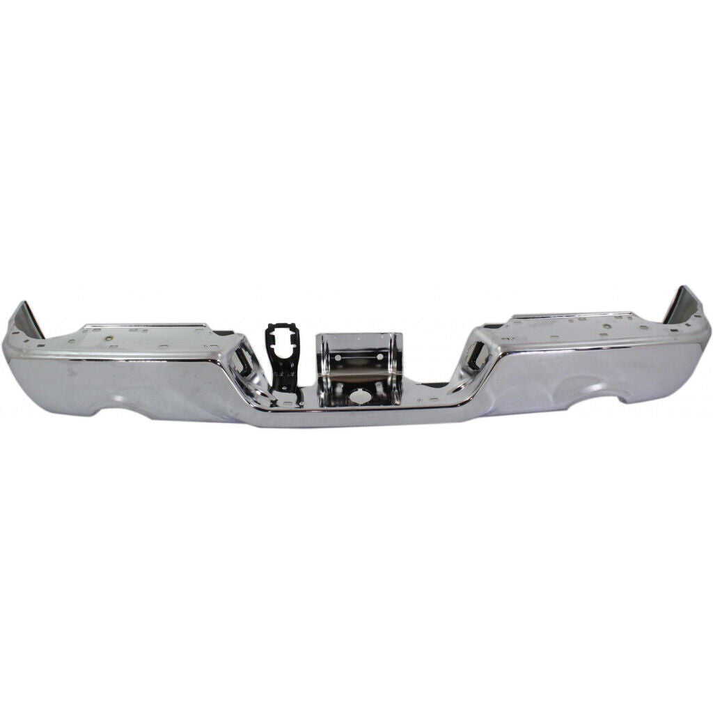 BUMPER RR ASSY W/O SENSOR CHROME FINISH 1500 MODEL W/ DUAL EXHAUST CAPA