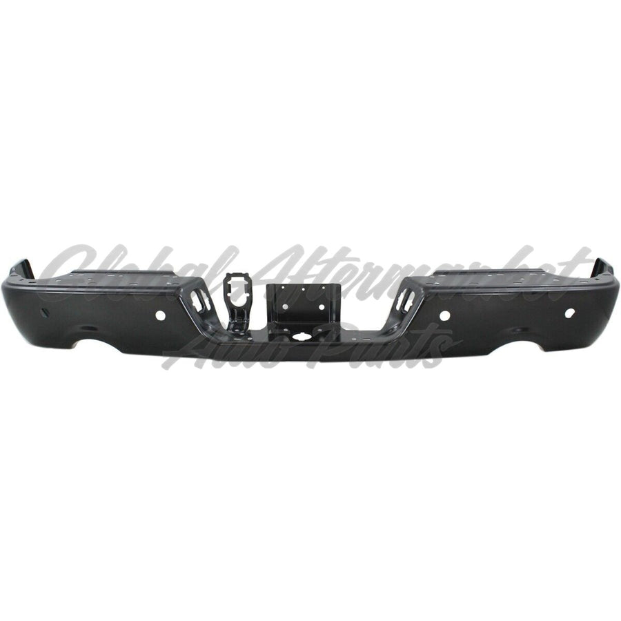 BUMPER FACE BAR RR BLACK PTM W/SENSOR FOR 1500 W/ DUAL EXHAUST
