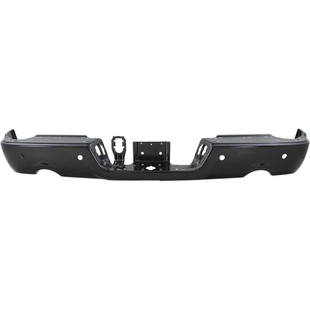 BUMPER FACE BAR RR BLACK PTM W/SENSOR FOR 1500 W/ DUAL EXHAUST